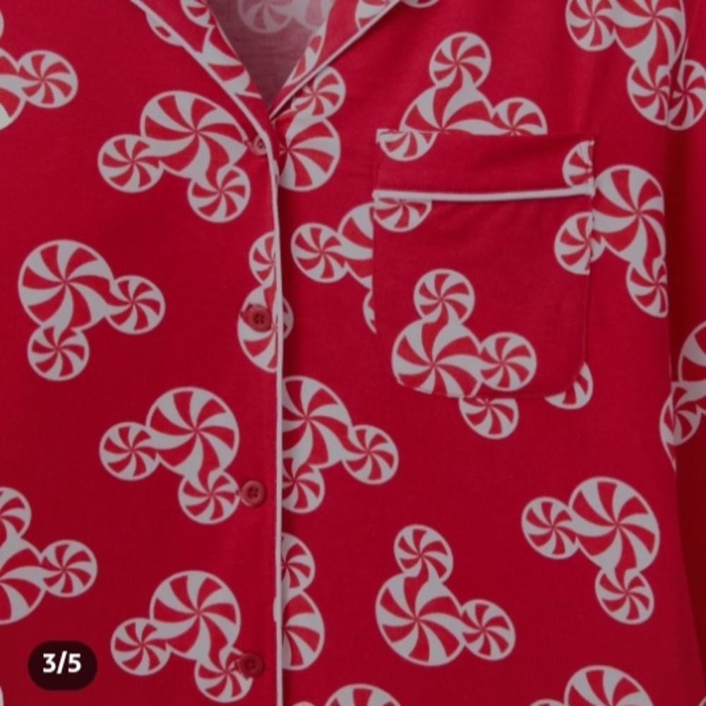 Disney Peppermint Pjs Sz L - Picture 5 of 5